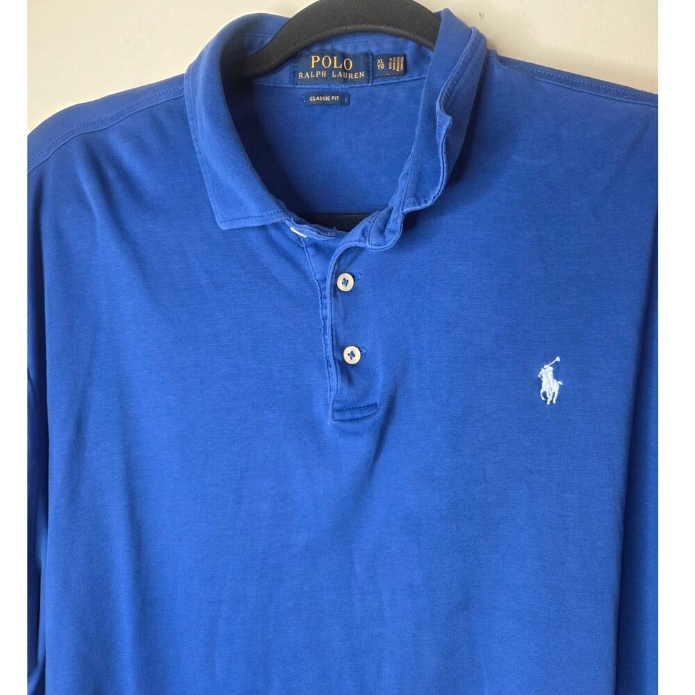 Polo Ralph Lauren Classic Fit Mens Size XL Royal Blue Short Sleeve Polo